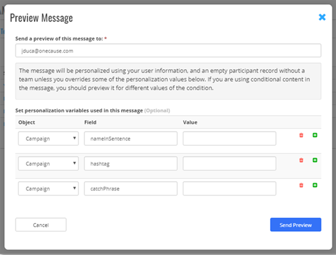 Peer-to-Peer: Welcome Series Messages