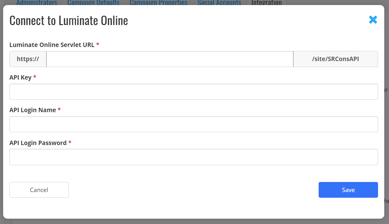 Peer-to-Peer: How to Integrate with Luminate Online